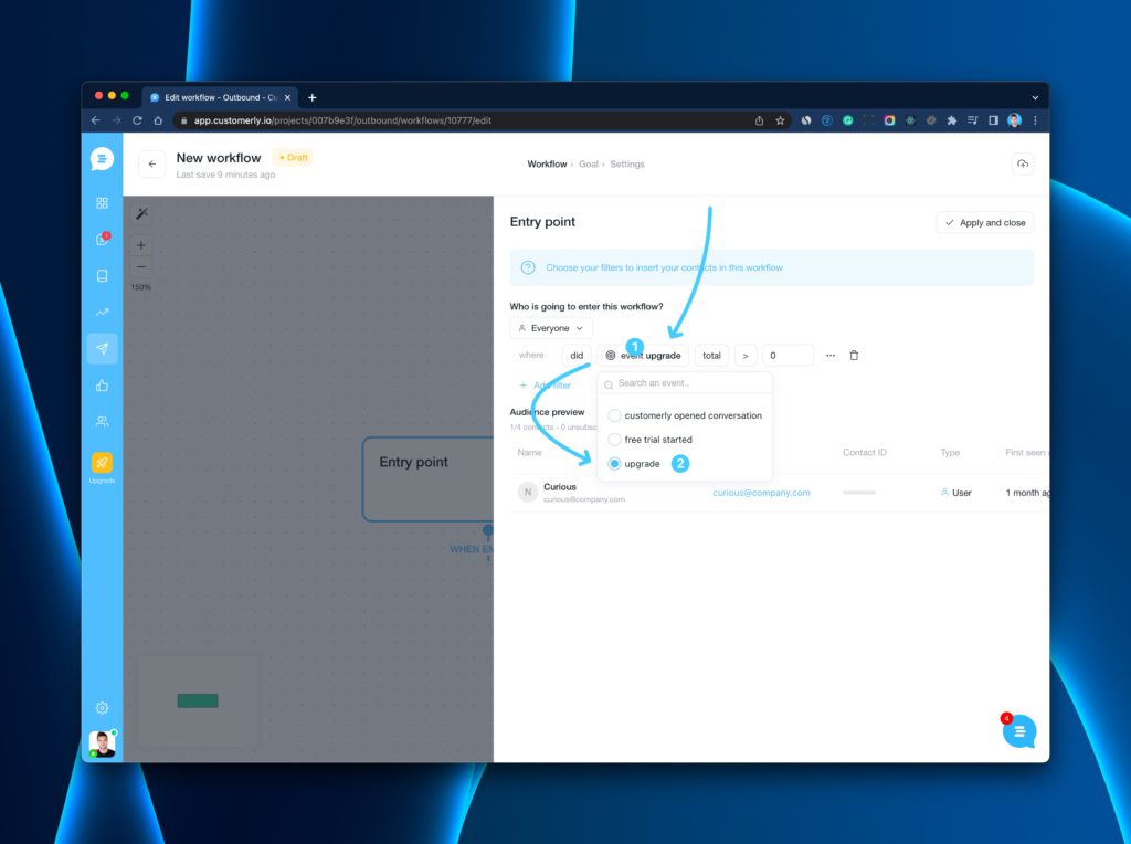Google Tag Manager select event