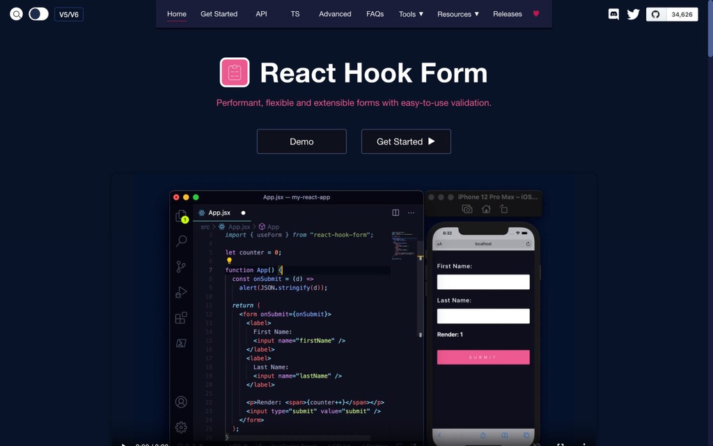 React Library: React Hook Form