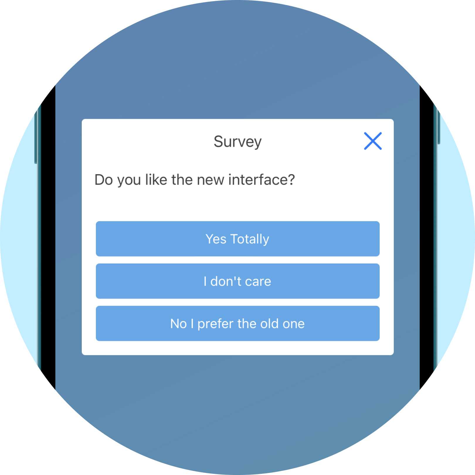 Gather feedback from your user base thanks to in-app surveys