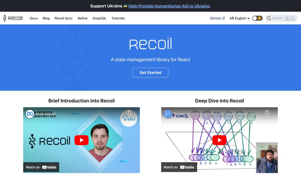 React Library: Recoil
