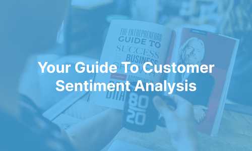 Your Guide To Customer Sentiment Analysis