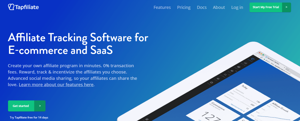 SaaS Affiliate marketing software