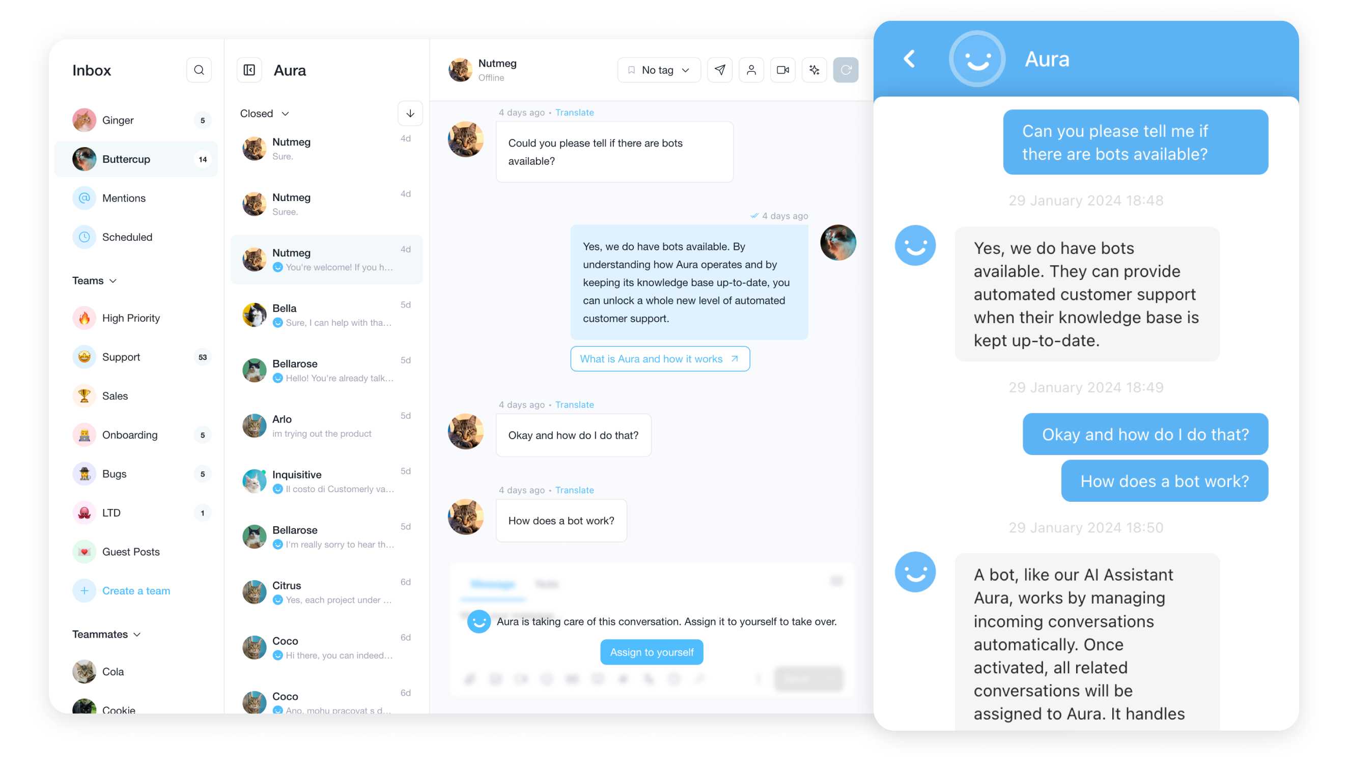 Customer support Chatbot with AI